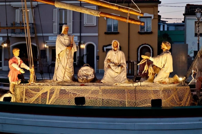 28.12: Presepe della Marineria di Cesenatico Mercatini di Natale
